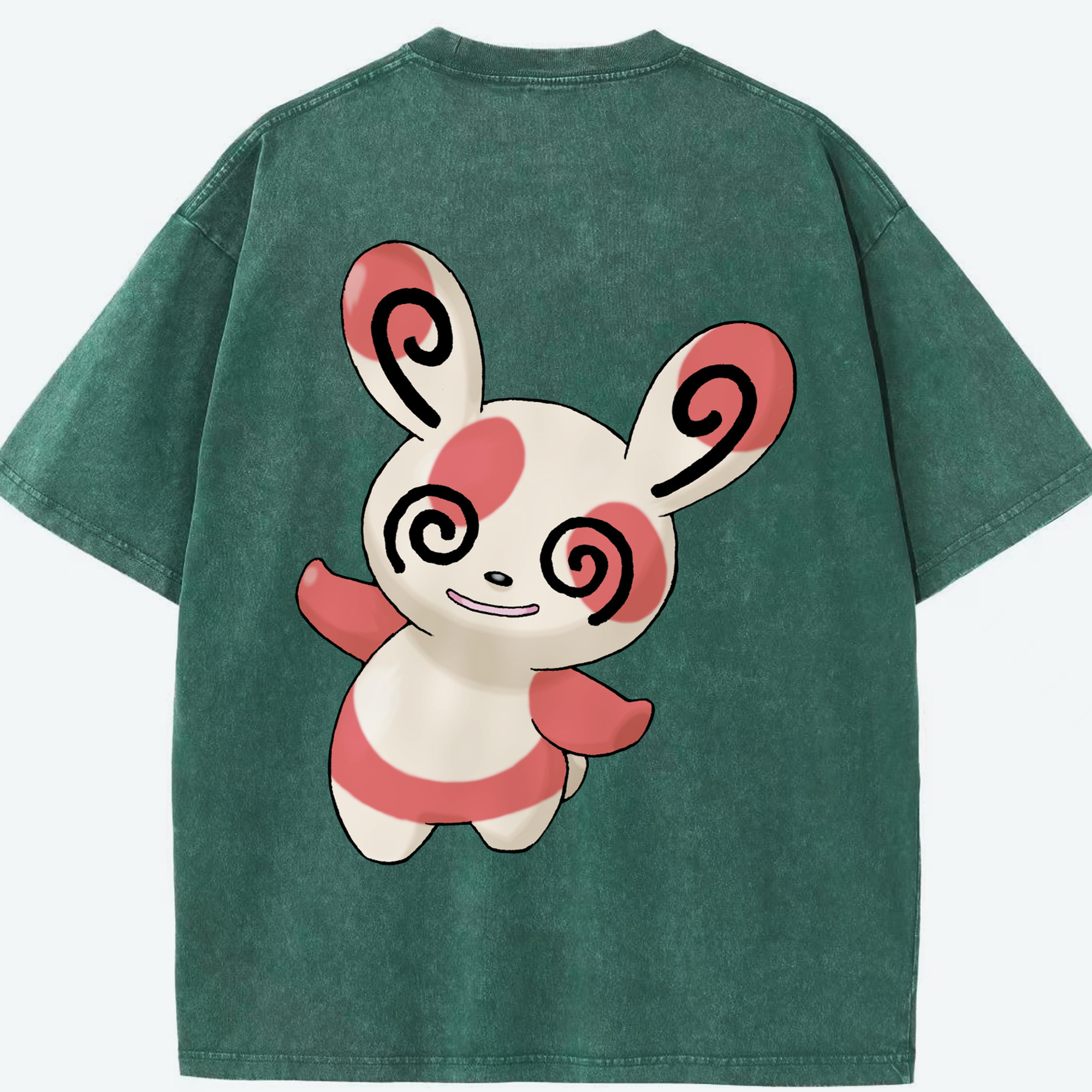 （画像用） ポケットモンスター Pokémon 綿100% ヴィンテージ風 半袖Tシャツ（背面プリント）